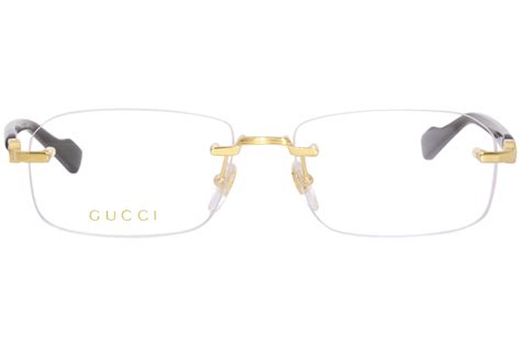 gucci glasses mens gold|gucci personality glasses.